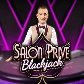 Blackjack Salon Privé logo by Ezugi at SlotRave Casino