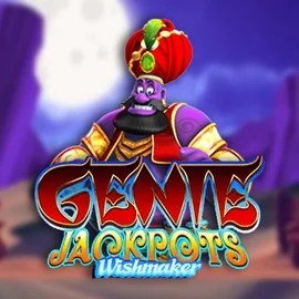 Genie Jackpots Wishmaker logo by Blueprint Gaming at SlotRave CasinoGenie Jackpots Wishmaker