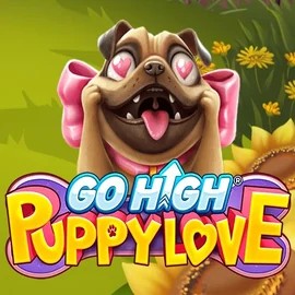 Go High Puppy Love online game logo by RubyPlay on sslotrave.com
