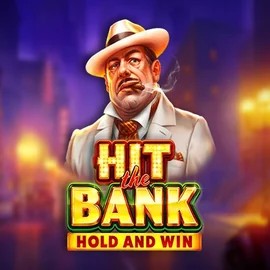 Hit The Bank Hold and Win slot logo by Playson at SlotRave Casino