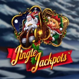 Jingle Jackpots slot logo by Dragon Gaming at SlotRave CasinoJingle Jackpots
