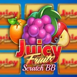 Juicy Fruits Scratch BB slot logo by Barbara Bang at SlotRave CasinoJuicy Fruits Scratch BB