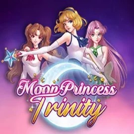 Moon Princess Trinity slot logo by Play'n GO at SlotRave Casino