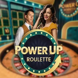 PowerUP Roulette logo – Live Casino by Pragmatic Play at SlotRave Casino