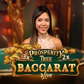 Prosperity Tree Baccarat casino game by Evolution – featured logo at SlotRave Casino