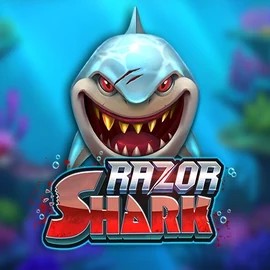 Razor Shark logo – Slots by Push Gaming at SlotRave Casino