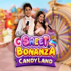 Sweet Bonanza Candy Land Live logo by Pragmatic Play SlotRave Casino